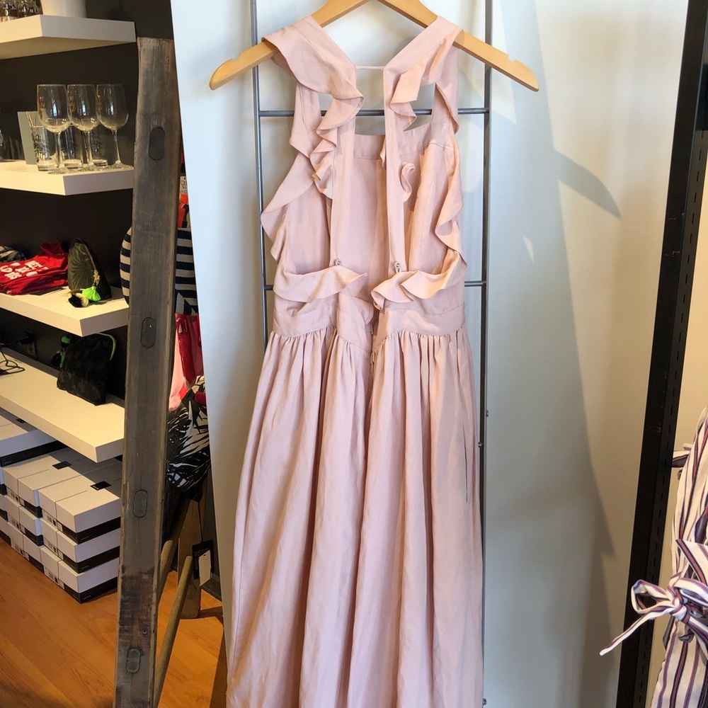 Ulla Johnson Willa pinafore dress in rose - Picture 2 of 2